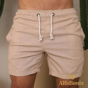 Bermuda de Linho Alfabonix Pipa