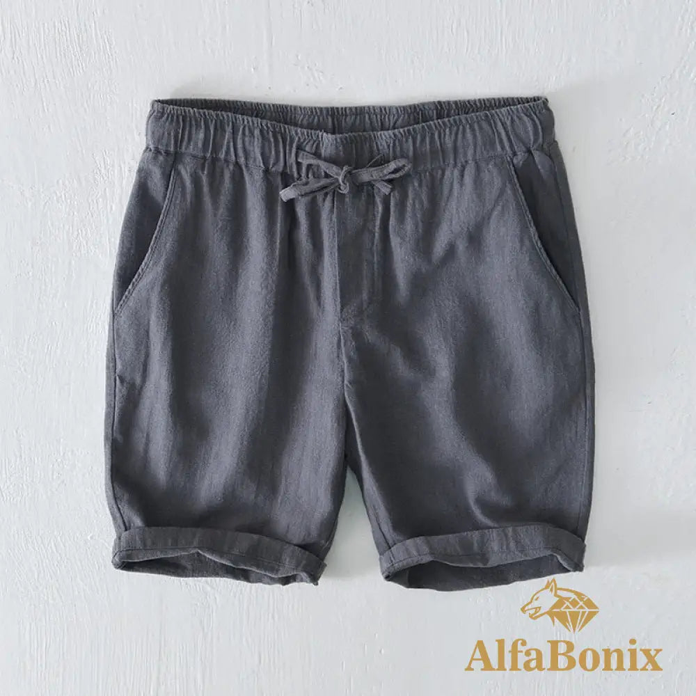Bermuda de Linho  Alfabonix Sunice