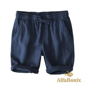 Bermuda de Linho  Alfabonix Sunice