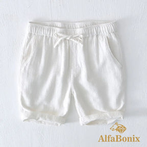 Bermuda de Linho  Alfabonix Sunice