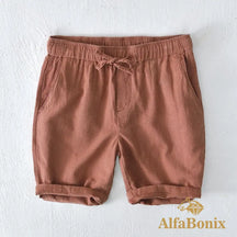 Bermuda de Linho  Alfabonix Sunice