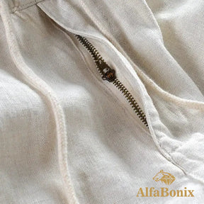 Calça de Linho Alfabonix Charlie