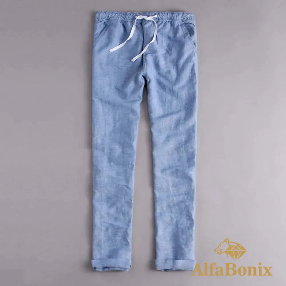 Calça de Linho Alfabonix Mykonos