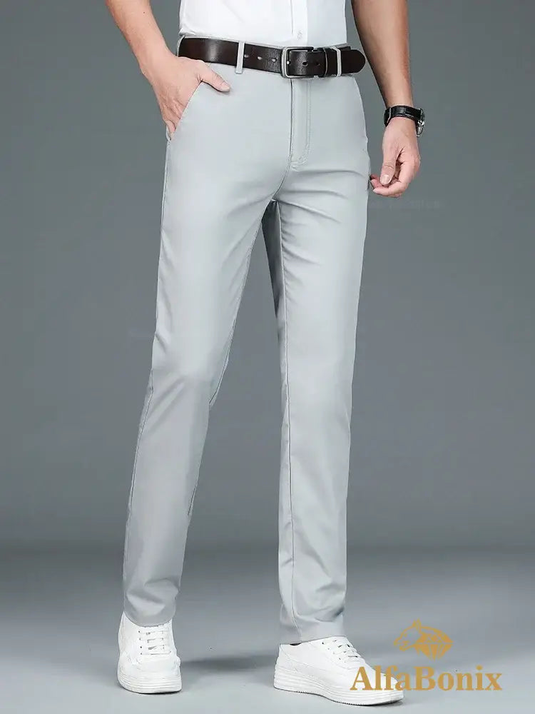 Calça Social Alfa Tech Bamboo Fiber