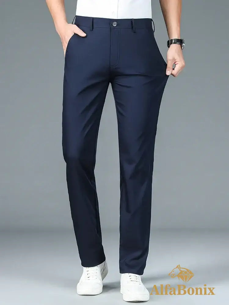 Calça Social Alfa Tech Bamboo Fiber