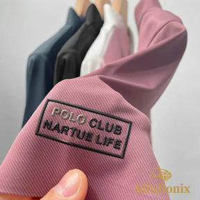 Kit com 4 Camisetas Polo Club Alfa Nartue – Seda Gelada Premium