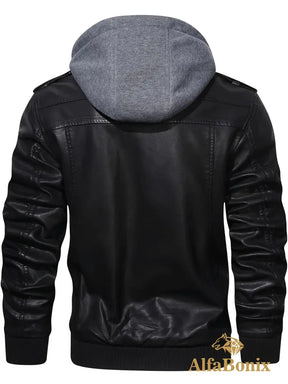 Jaqueta Alfa Black Hooded