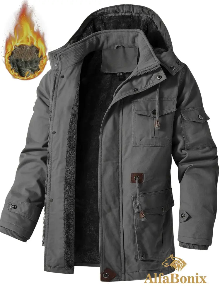 Jaqueta Alfa Fleece Windbreak Masculina