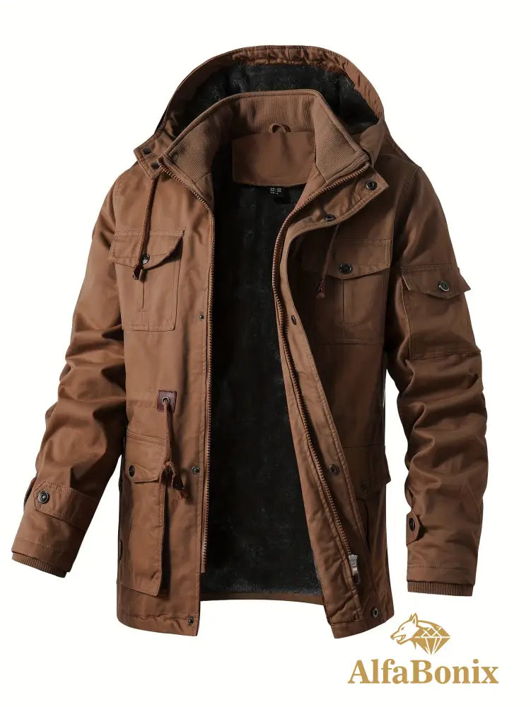 Jaqueta Alfa Fleece Windbreak Masculina