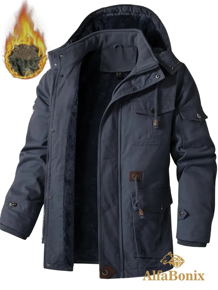 Jaqueta Alfa Fleece Windbreak Masculina