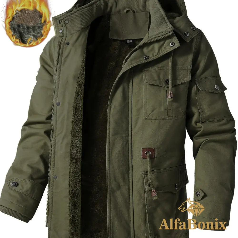 Jaqueta Alfa Fleece Windbreak Masculina