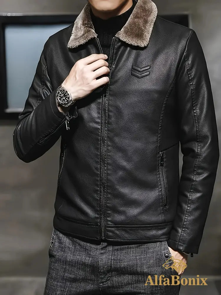 Jaqueta Alfa Fur Collar