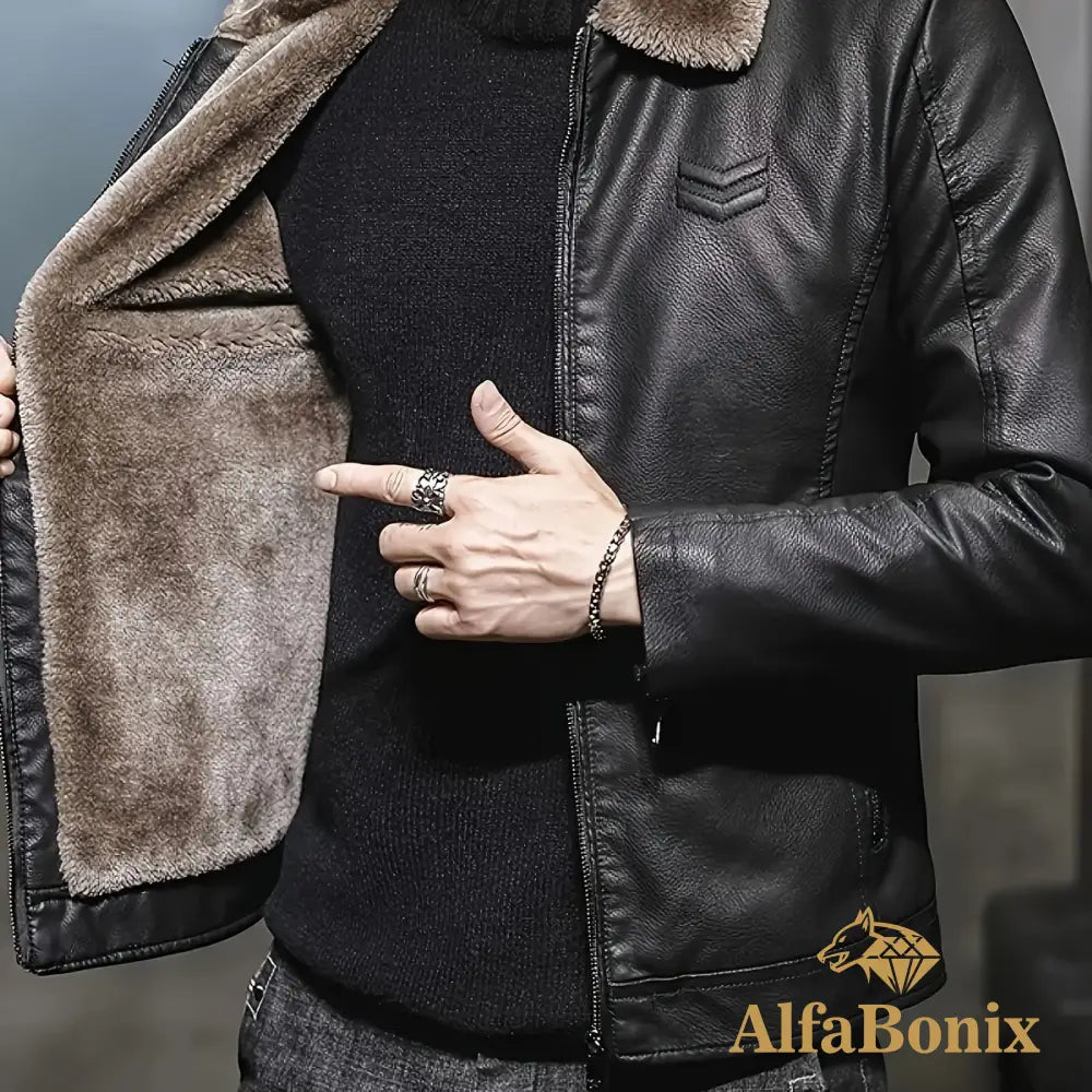 Jaqueta Alfa Fur Collar