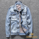 Jaqueta Jeans Alfa Vintage Print