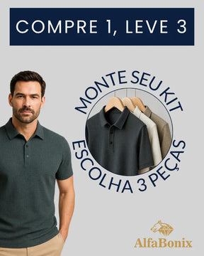 Kit Camisa Polo Alfa Gelato – Compre 1, Leve 3 [Promoção]
