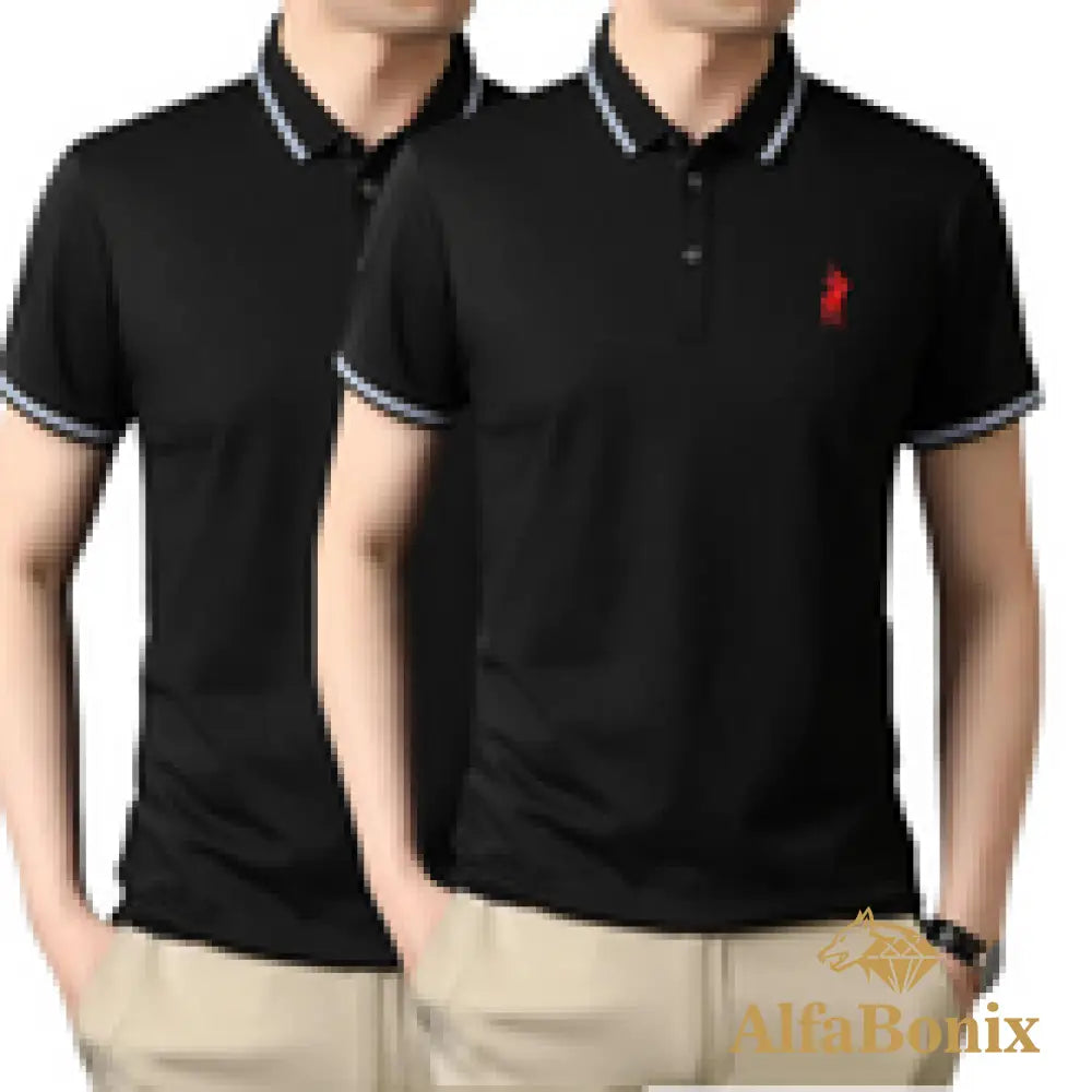 Promoção Camisa Polo Clássica Lisa Alfabonix - [Pague 1 e Leve 2]