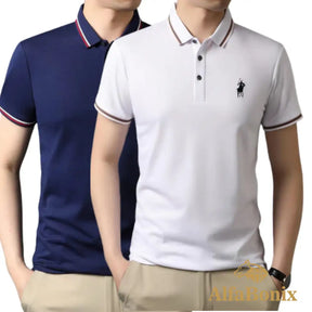 Promoção Camisa Polo Clássica Lisa Alfabonix - [Pague 1 e Leve 2]